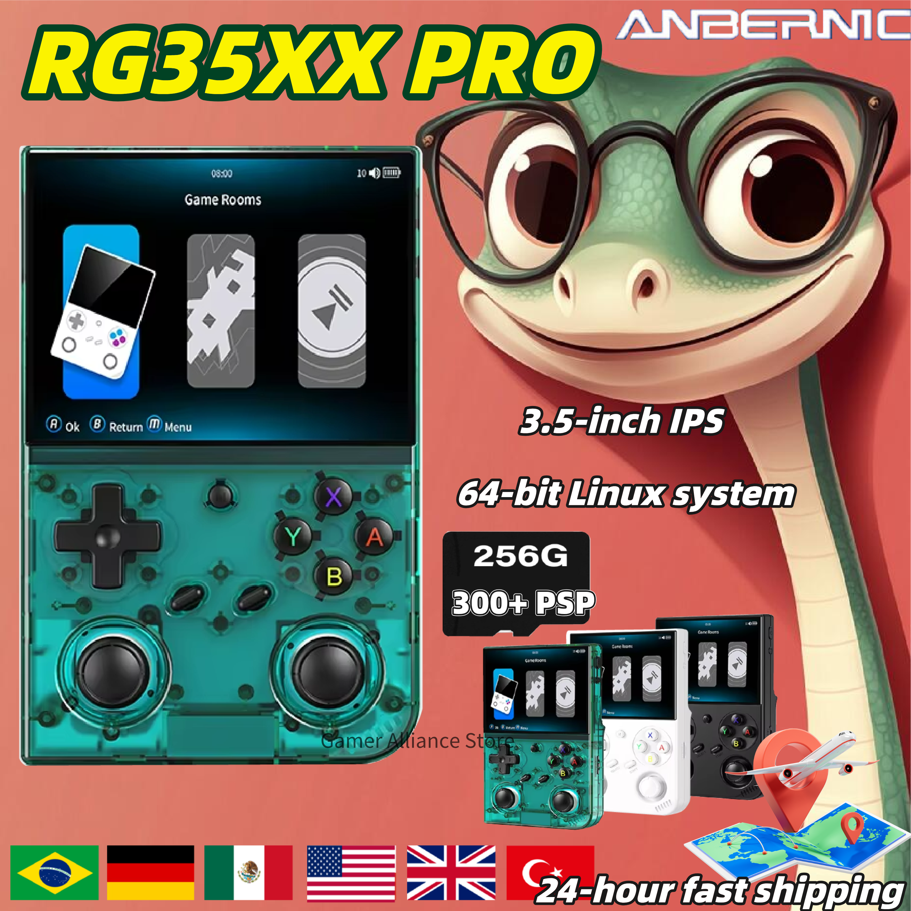 Retro Gaming Design - Anbernic RG 35XXPro RG35XX Pro Retro