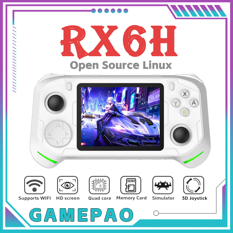 Retro Gaming Images - Open Source RX6H Retro Handheld Videogameconsole