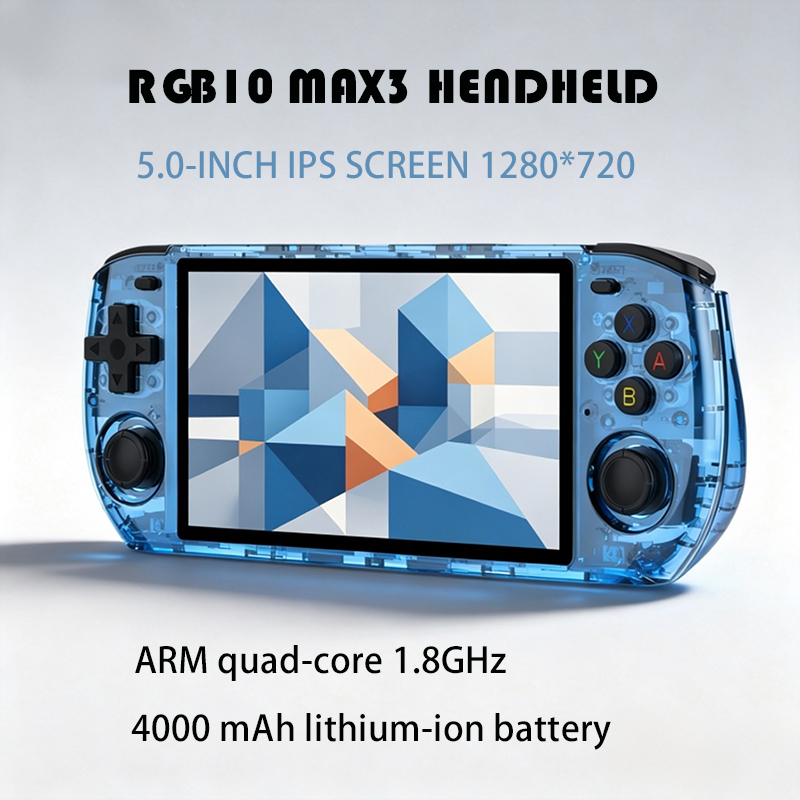 Retro Gaming Gameboy - RGB10 MAX3 5,0-inch IPS-scherm 1280*720 RK3566