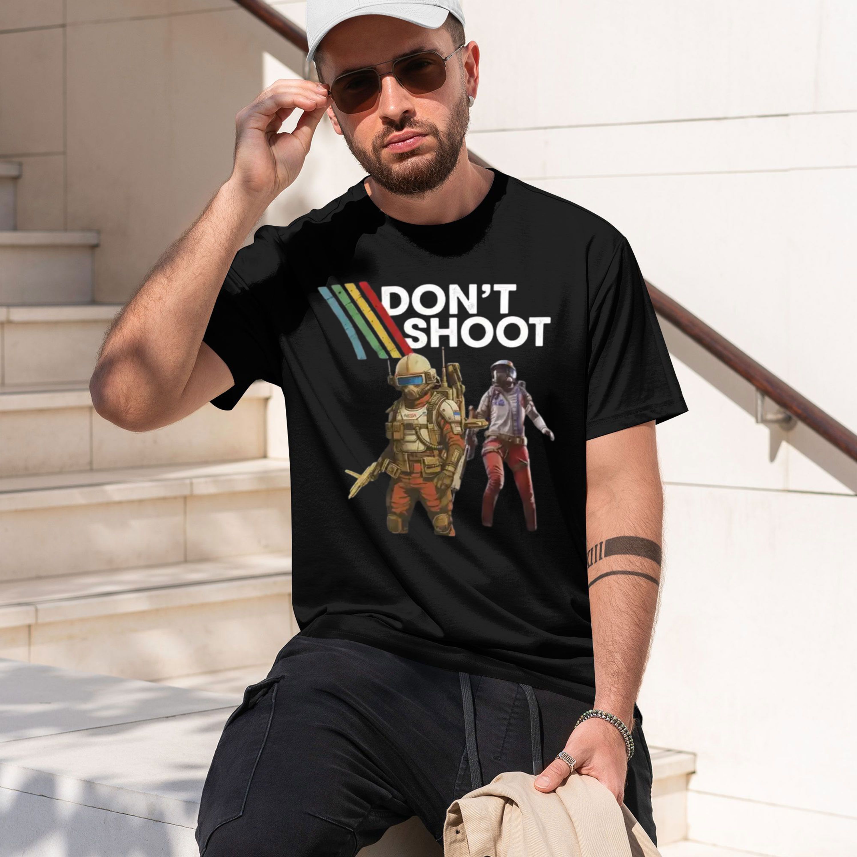 Retro Gaming In 2026 - N'T SHOOT Retro Arcade Gaming Shirt