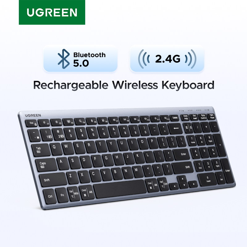 Retro Gaming Mac - UGREEN Toetsenbord Draadloos Bluetooth 5.0 &