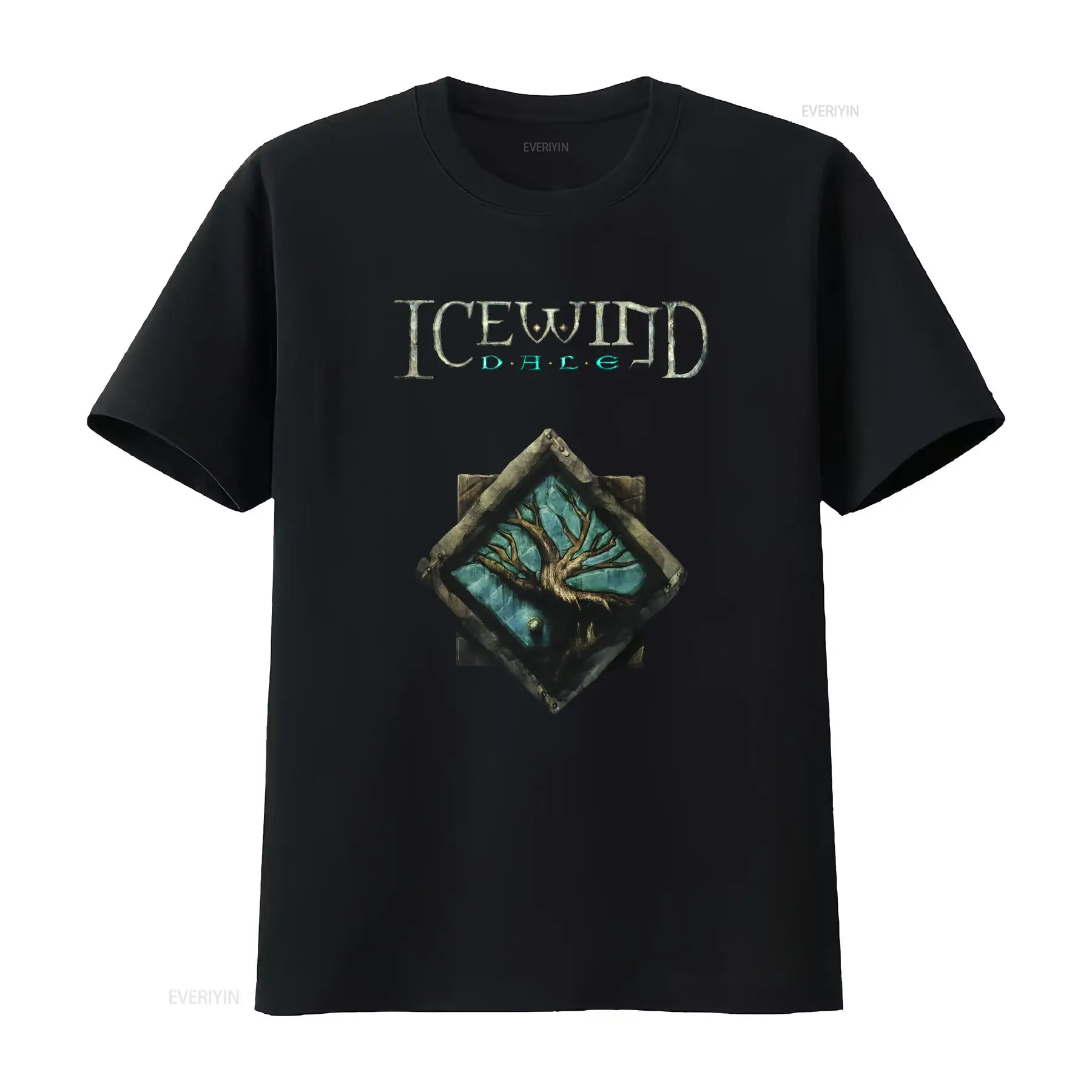 Retro Gaming Design - Icewind Dale Logo Klassiek videogame RPG
