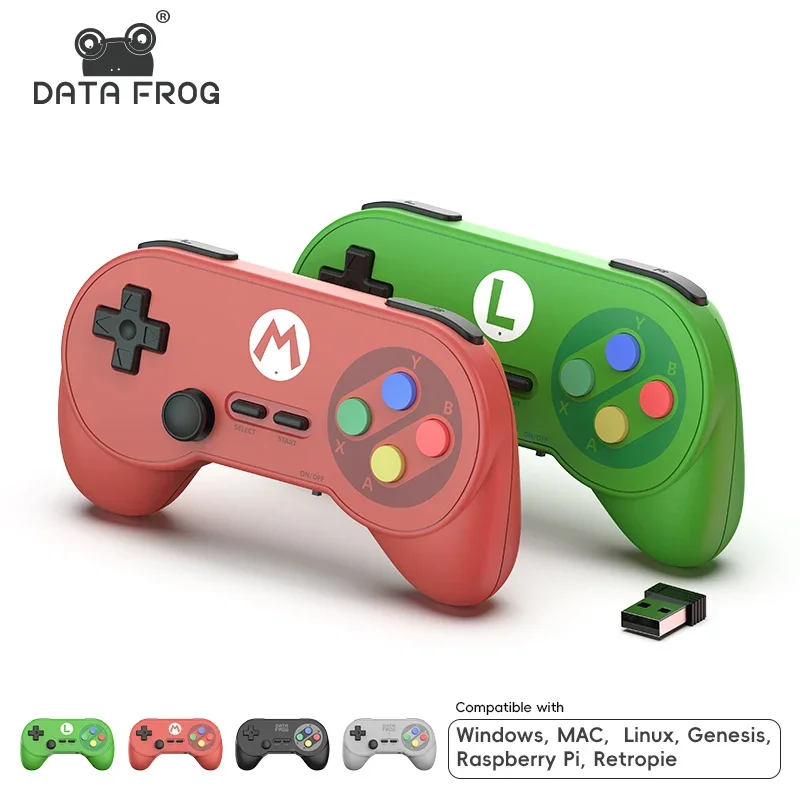 Retro Gaming Windows - Data Frog PC07 Draadloze Retro Gamecontroller