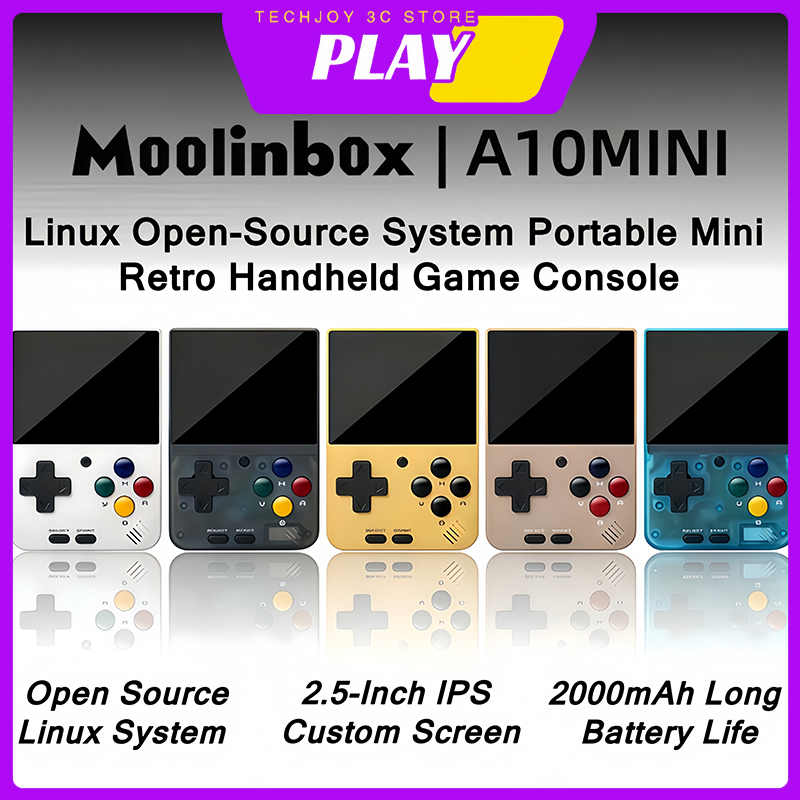 Retro Gaming Gameboy - Moolinbox A10Mini 2,8-inch Linux Mini Open