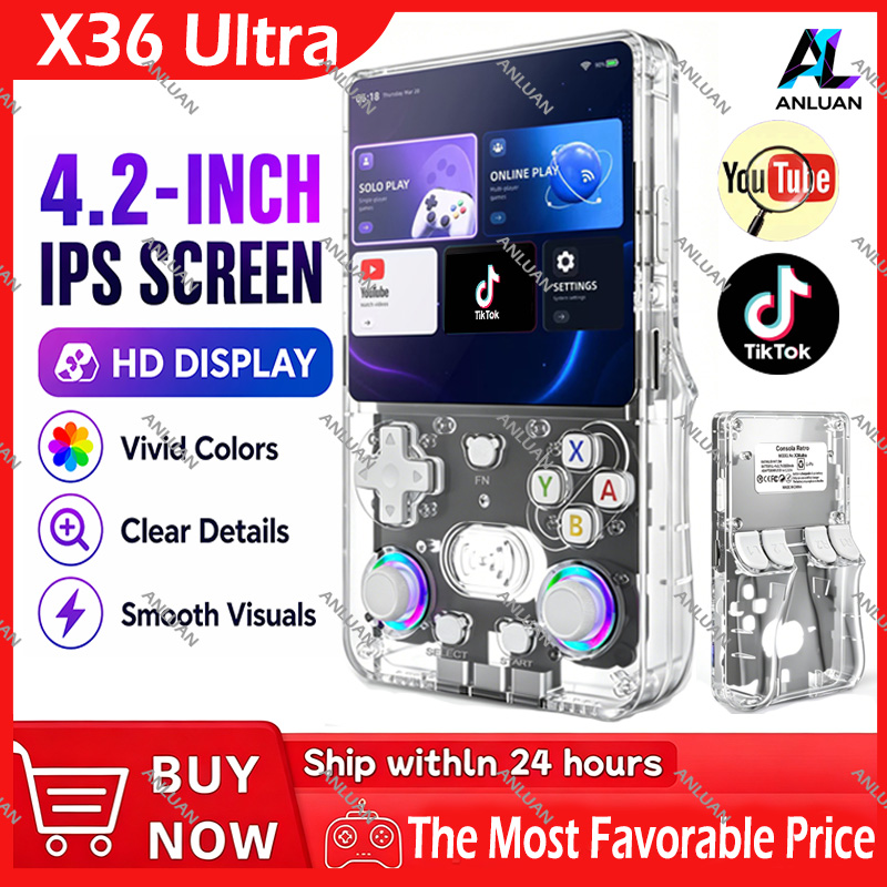 Retro Gaming Images - X36 Ultra All-In-One Retro Handheld Game