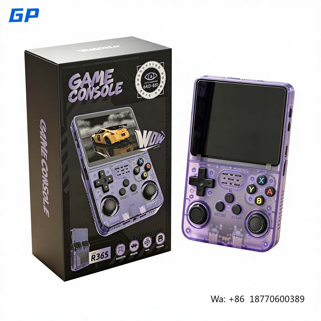 Retro Gaming R36S - R36S Ark 2.0 Handheld Gameconsole, Videogameconsole,