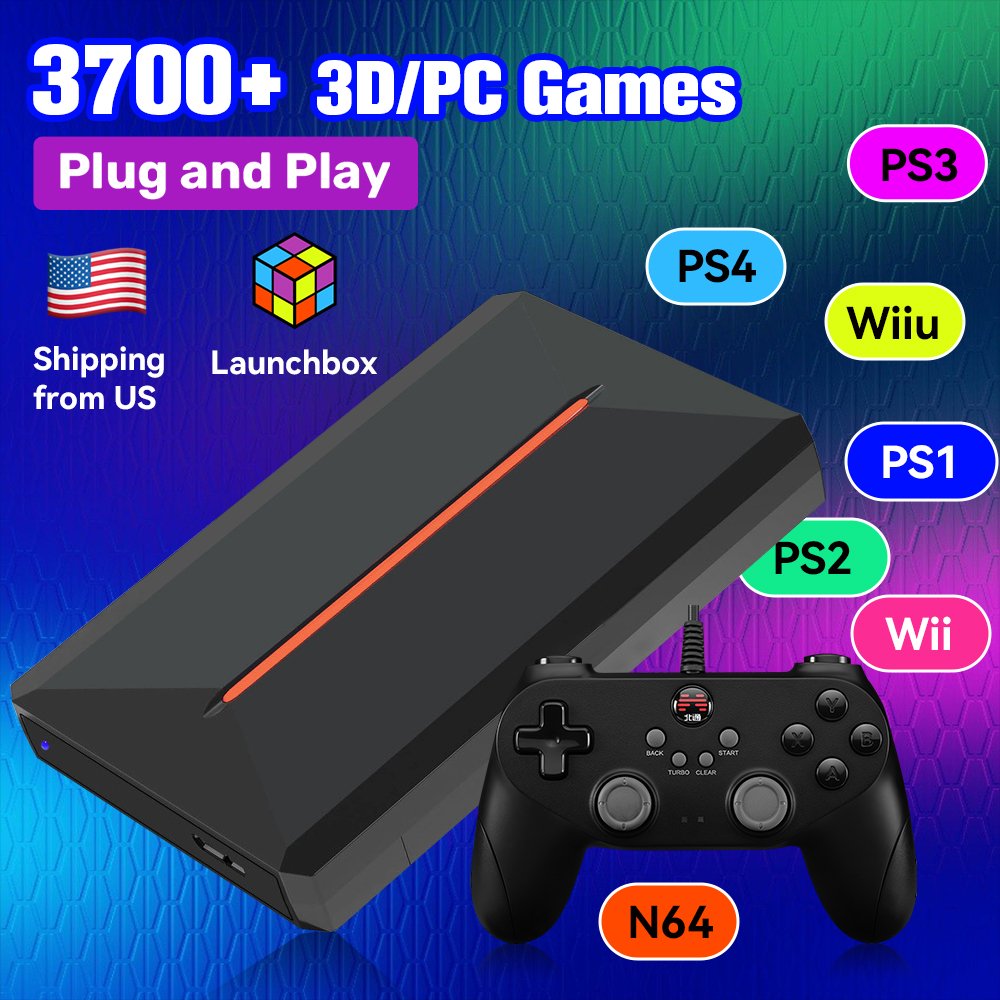 Retro Gaming Ps3 - Launchbox OS 500GB Draagbare Gaming HDD