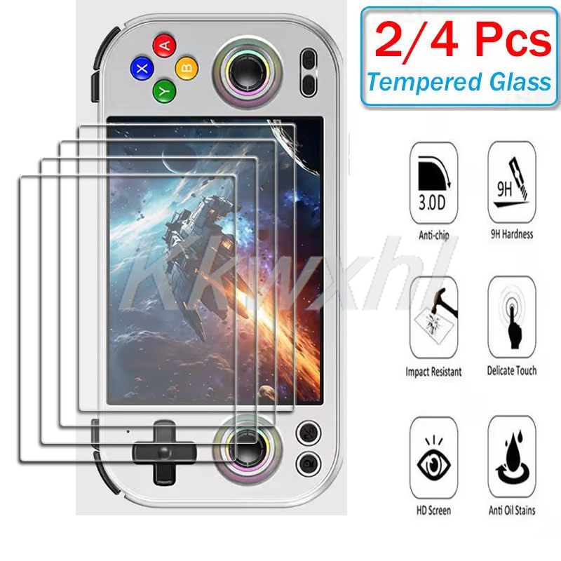 Retro Gaming Images - 2-4PCS 9H HD Gehard Glas Voor