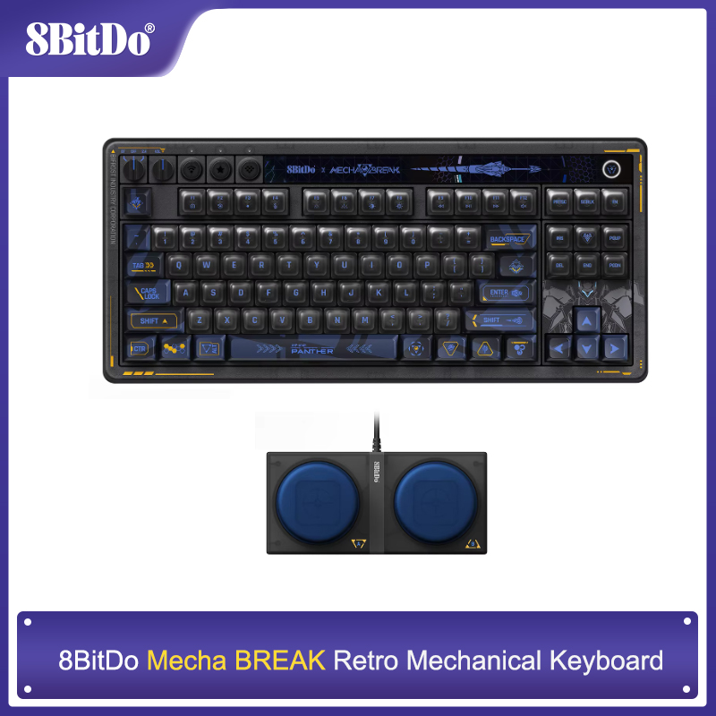 Retro Gaming Windows - 8BitDo Retro 87 mechanisch toetsenbord -