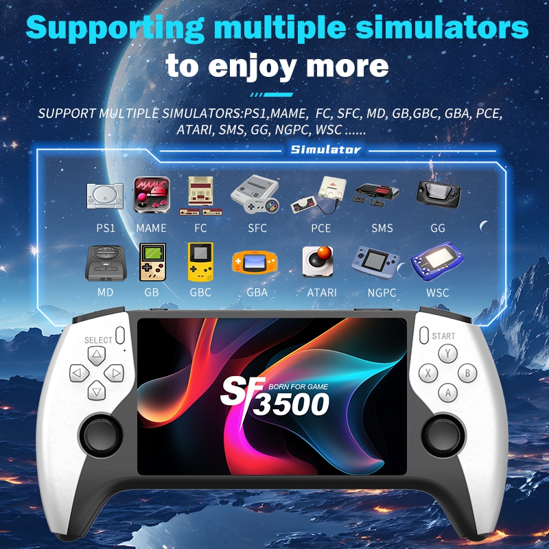 2026 Nieuwe SF3500 5 Inch Hand - Retro Gaming In 2026 recensie en prijs