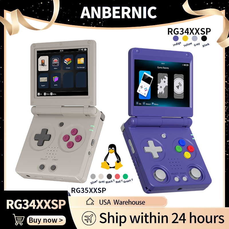 Anbernic RG34XXSP RG35XXSP Fli - Retro Gaming Design recensie en prijs