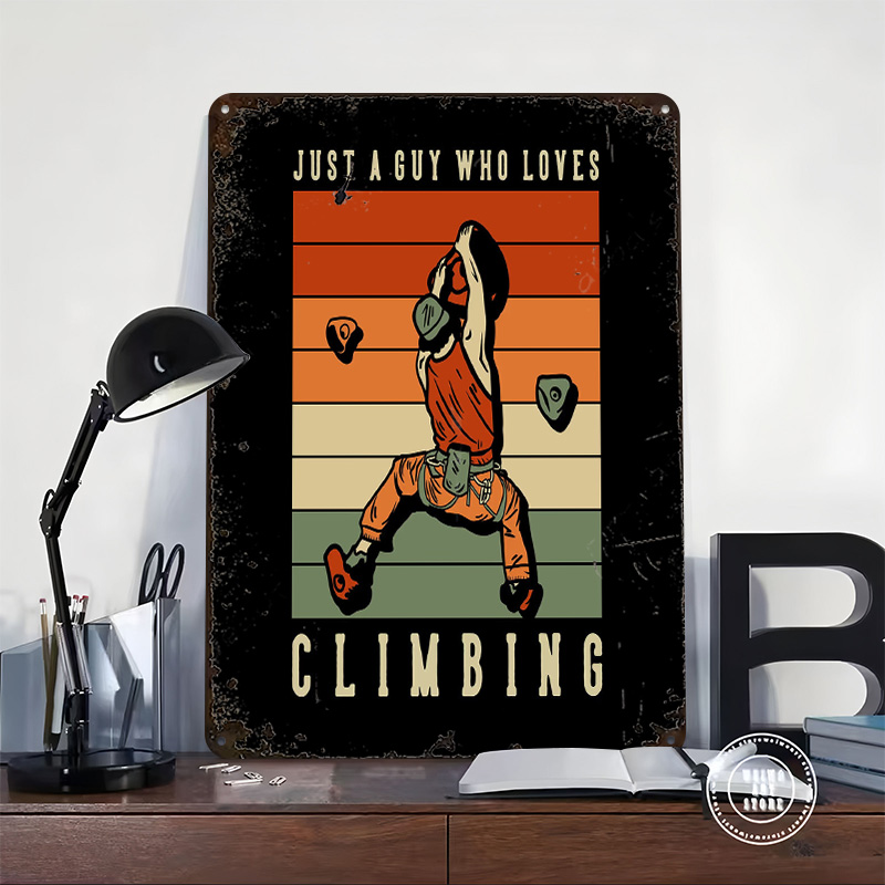 Climbing Guy Retro Sunset Tinp - Retro Gaming Guy recensie en prijs