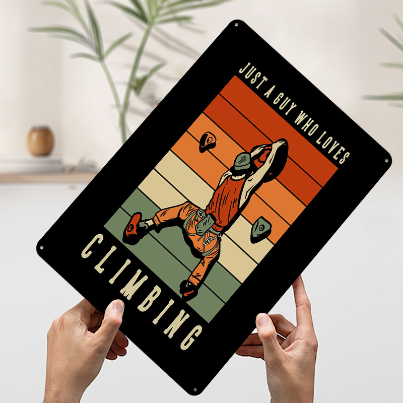 Climbing Guy Retro Sunset Tinp - Retro Gaming Guy recensie en prijs