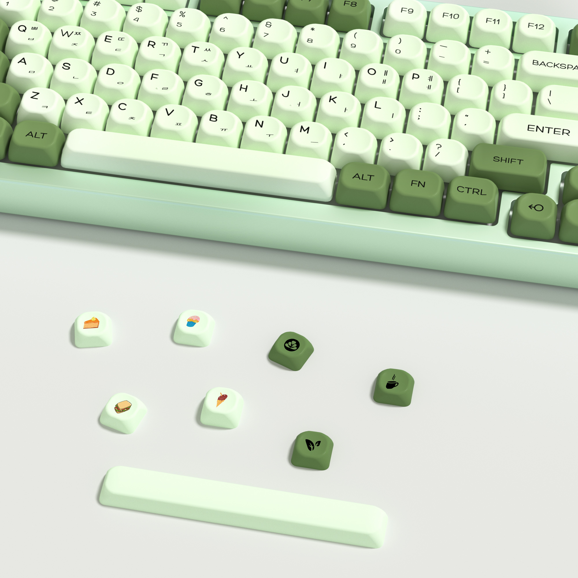 KBDiy Matcha Koreaanse Keycap  - Retro Gaming Mac recensie en prijs