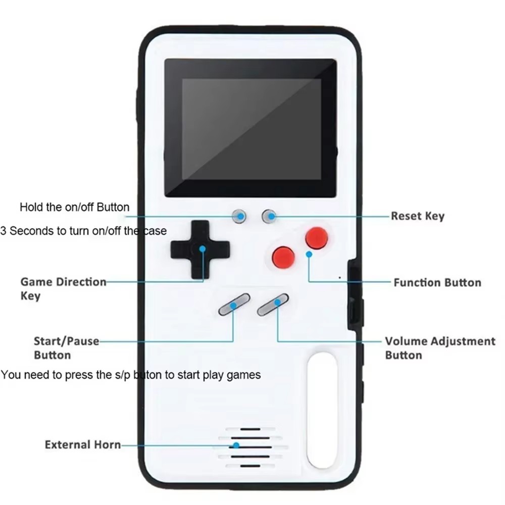 Voor iPhone 14 16 15 12 13 Pro - Retro Gaming Gameboy recensie en prijs