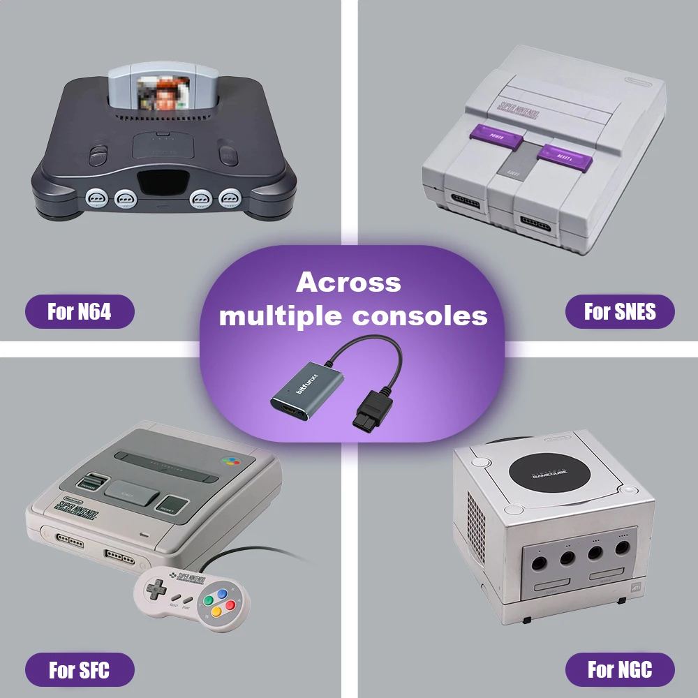 Bitfunx 720P Svideo/AV naar HD - Retro Gaming Design recensie en prijs