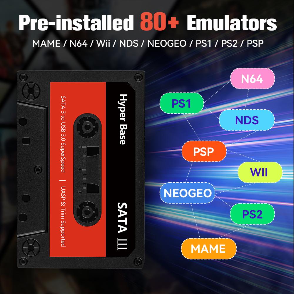 Batocera 500GB/2TB Retro Game  - Retro Gaming Windows recensie en prijs
