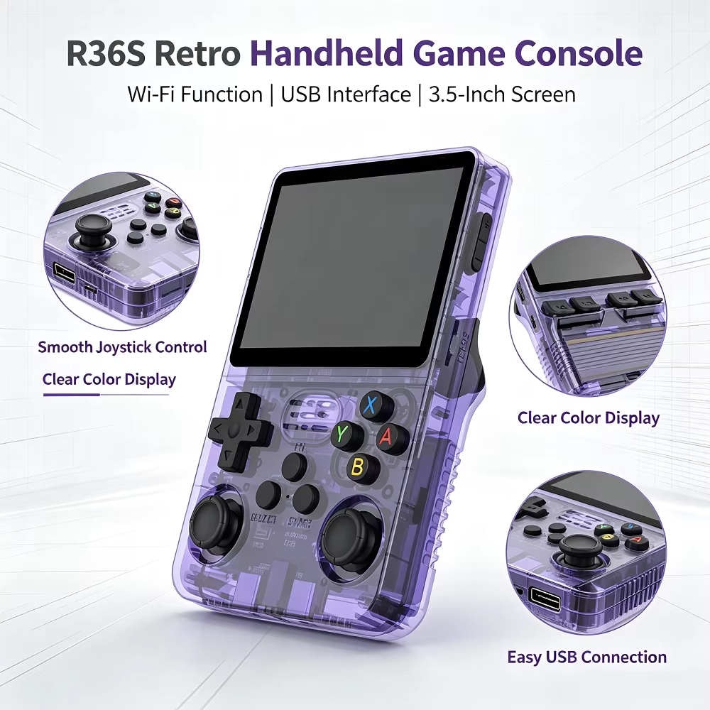 Originele R36S Retro Handheld  - Retro Gaming Images recensie en prijs