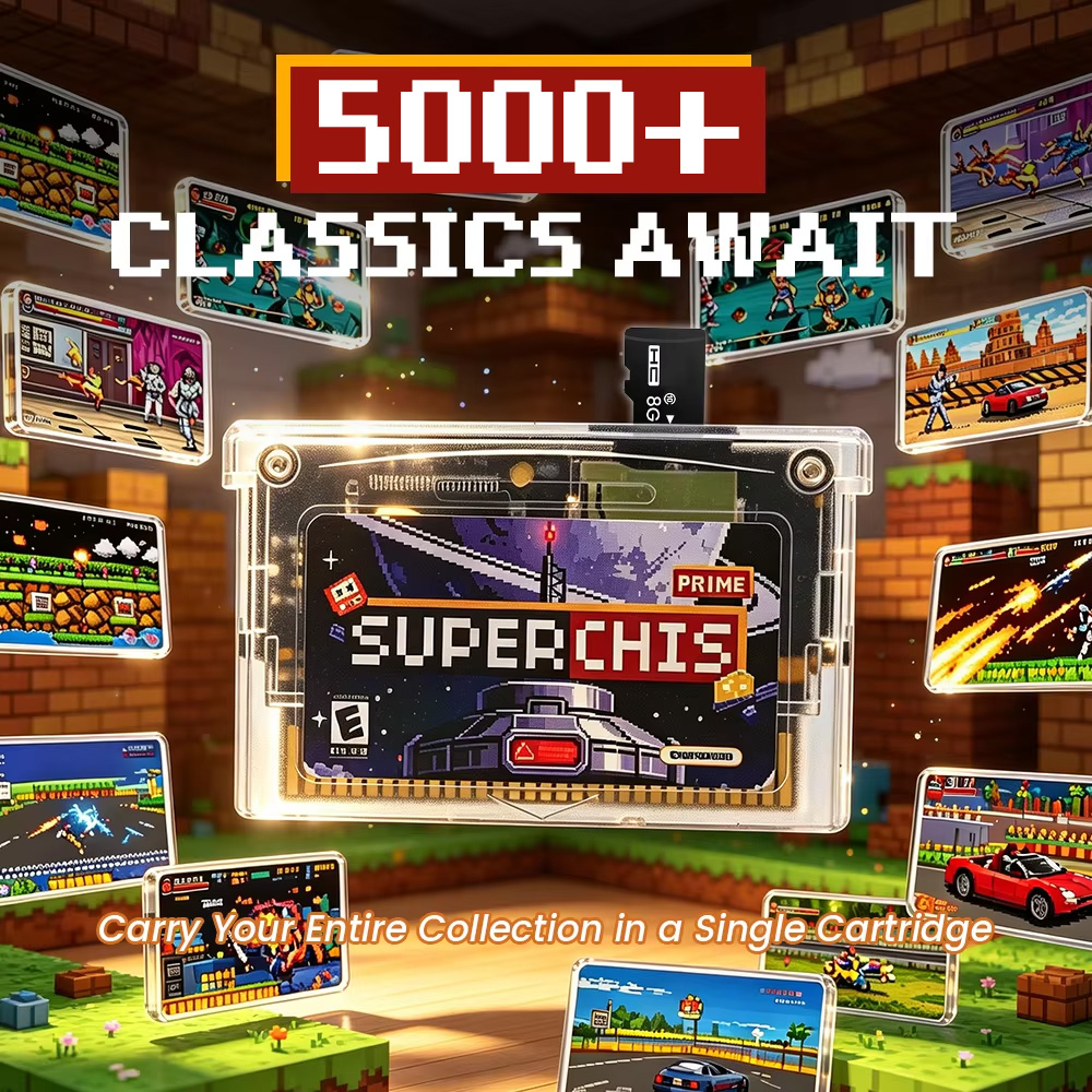 Retro Superchis Flash Game Car - Retro Gaming Gameboy recensie en prijs