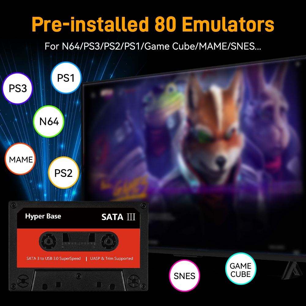 Batocera 500G/2T Emulator Game - Retro Gaming Ps3 recensie en prijs