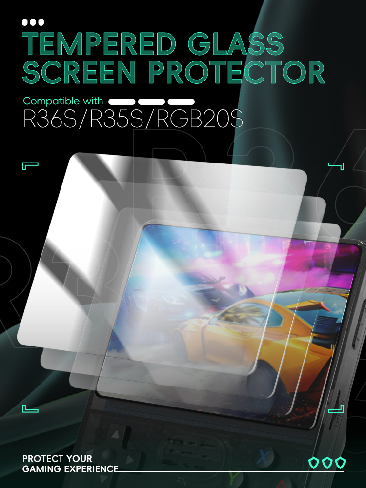 DATA FROG R36S Screen Protecto - Retro Gaming Images recensie en prijs