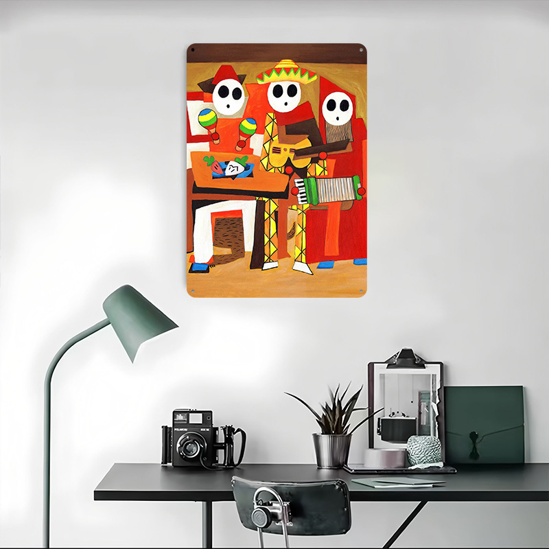 Drie Mariachi Guys Tin Plaque  - Retro Gaming Guy recensie en prijs