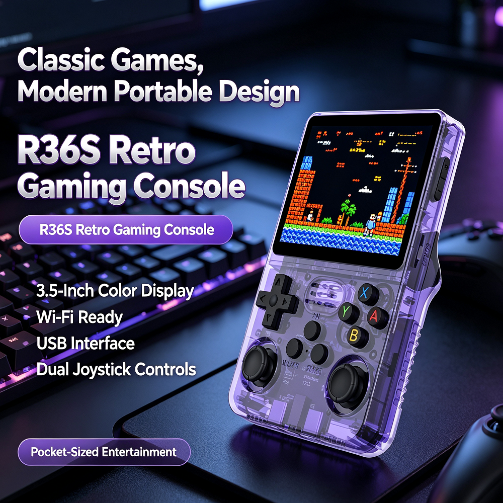 R36S Retro Handheld Videogame  - Retro Gaming R36S recensie en prijs