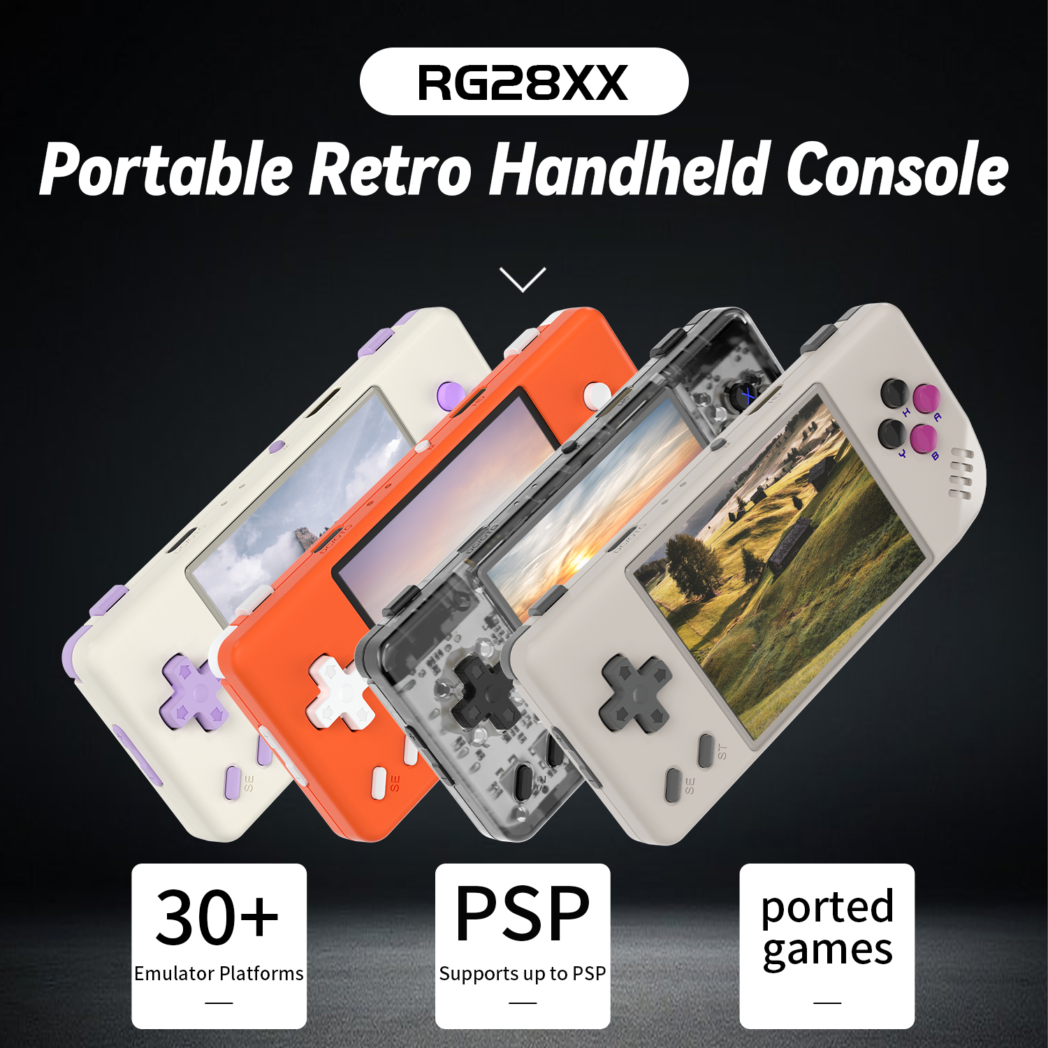 ANBERNIC RG28XX Retro Handheld - Retro Gaming Design recensie en prijs