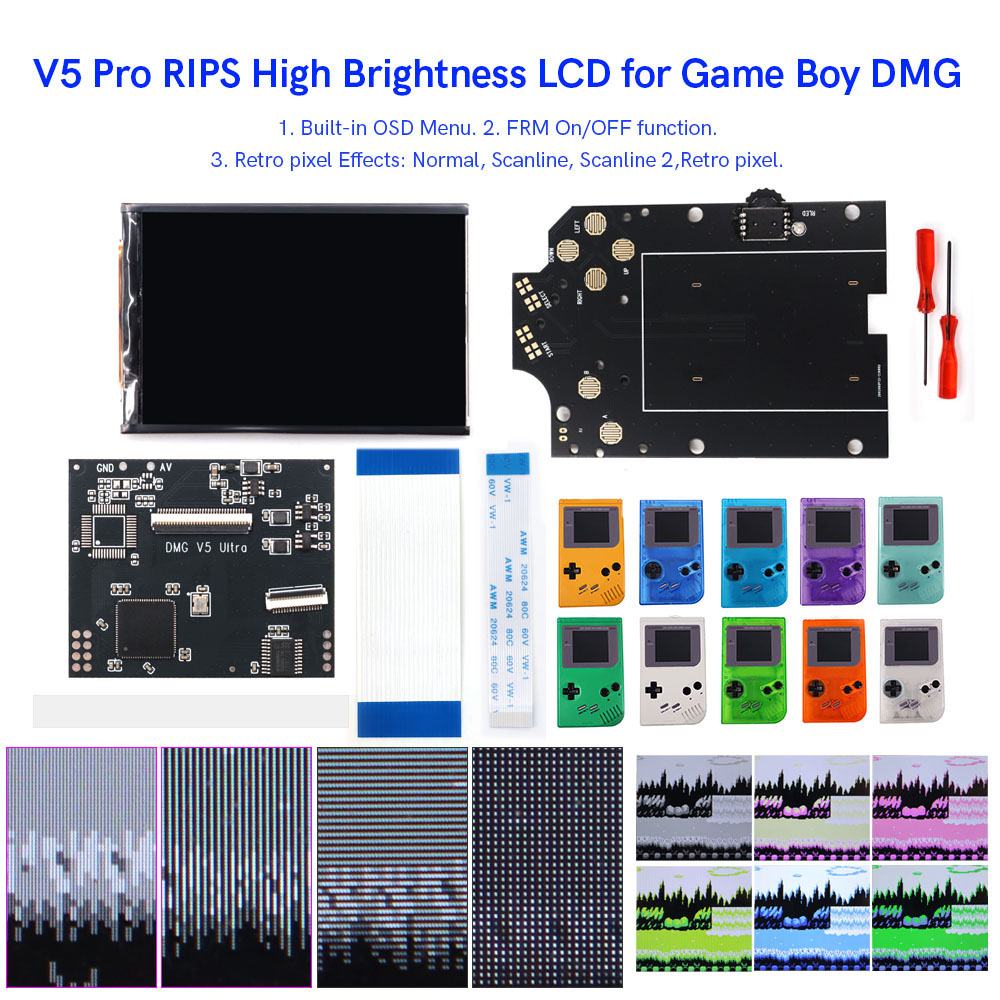 HISPEEDIDO Voor GB Dmg V5 Pro  - Retro Gaming Gameboy recensie en prijs