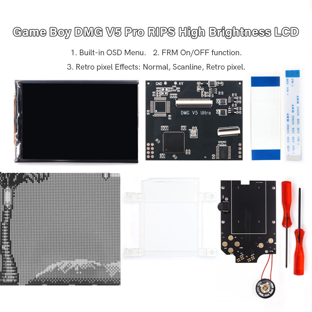 HISPEEDIDO Voor GB Dmg V5 Pro  - Retro Gaming Gameboy recensie en prijs