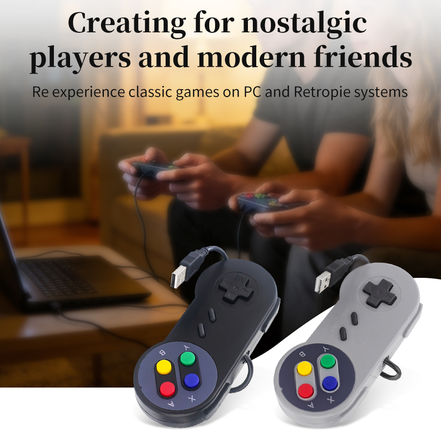 USB Gamepad Gaming Joystick Re - Retro Gaming Windows recensie en prijs