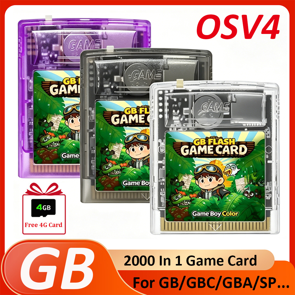 2000-in-1 EDGB Game Card OS V4 - Retro Gaming Gameboy recensie en prijs